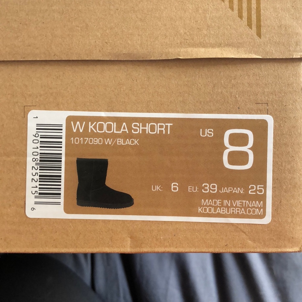 Black Koolaburra UGGs sz 8 BRAND NEW NEVER WORN